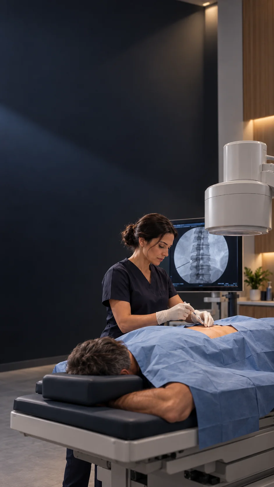 The ProSpine team reviewing spine imaging together